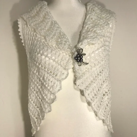 Top white crochet - Picture 5 of 11